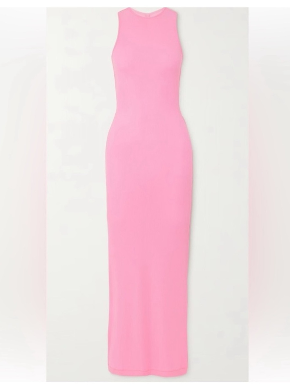 SKIMS Soft Lounge Ribbed Sleeveless Dress Cotton Candy Pink- Size Small - Picture 2 of 10